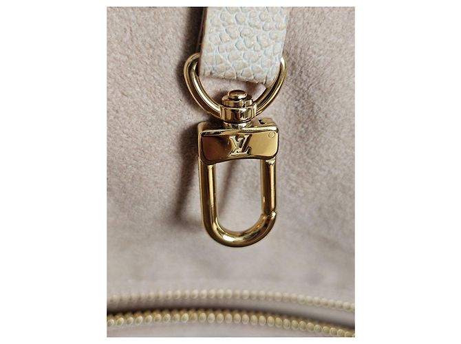 Borsa Louis Vuitton Monogram stardust Neverfull MM in pelle Empreinte Beige - vista 9