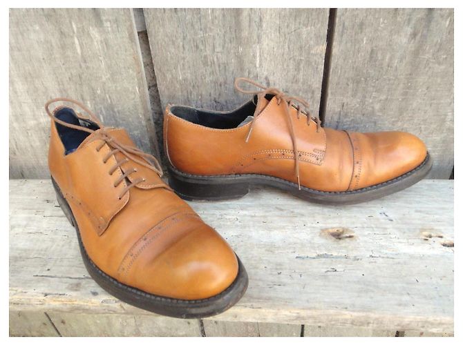 Kenzo Derbies en cuir marron - vue 3