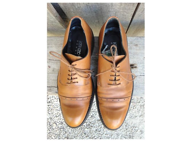 Kenzo Derbies en cuir marron - vue 4