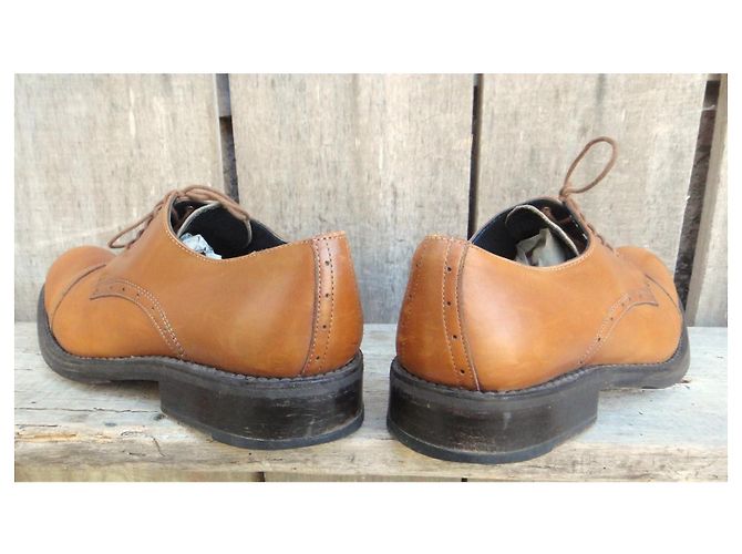 Kenzo Derbies en cuir marron - vue 5