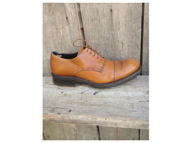 Kenzo Derbies en cuir marron - vue 9