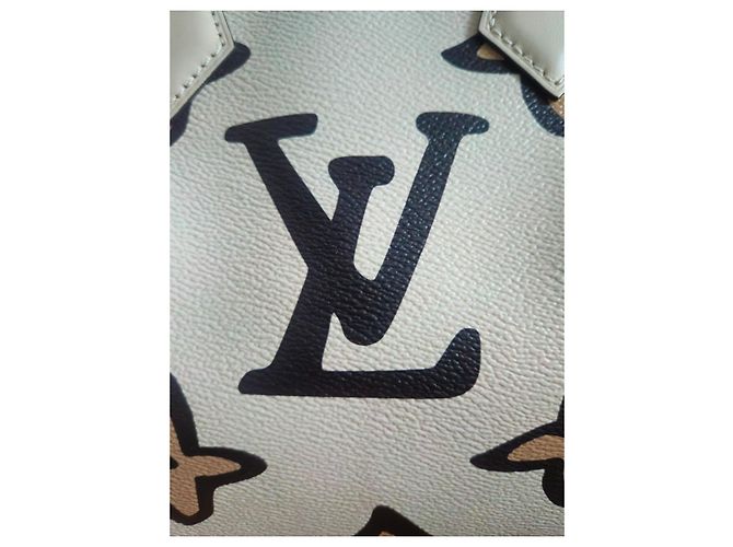 Louis Vuitton Speedy Bandouliere 25 Monogram wild at heart Marrone Nero Rosa Bianco - vista 2