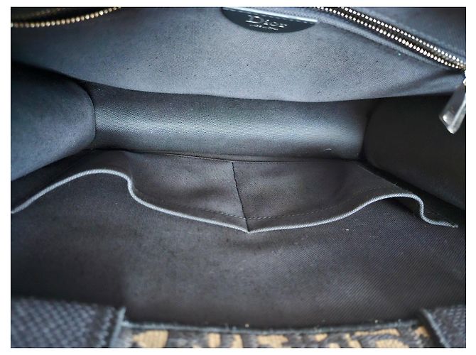 Dior Book Tote Tasche aus Dior Oblique Canvas Schwarz Beige - Ansicht 8