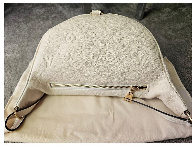 Bumbag Borsello da cintura Louis Vuitton Monogram cream Empreinte leather Beige - vista 7