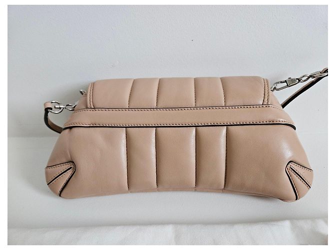Bolso vertical pequeño Gucci Horsebit 1955 Beige - vista 3