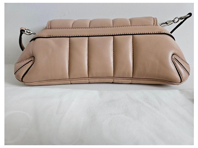 Bolso vertical pequeño Gucci Horsebit 1955 Beige - vista 4