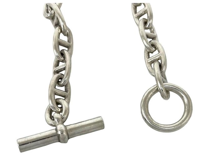 Hermès Bracciale Hermes Chaine d'Ancre GM 14-Link Argento - vista 4