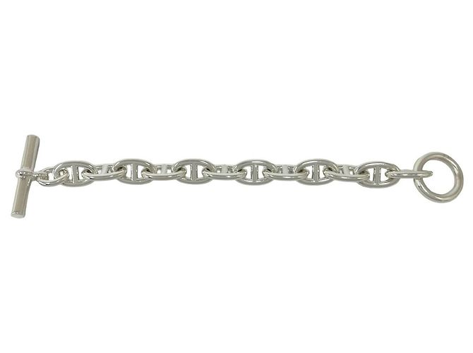 Hermès Pulsera de Dijes Hermes Chaine d'Ancre TGM Plata - vista 5
