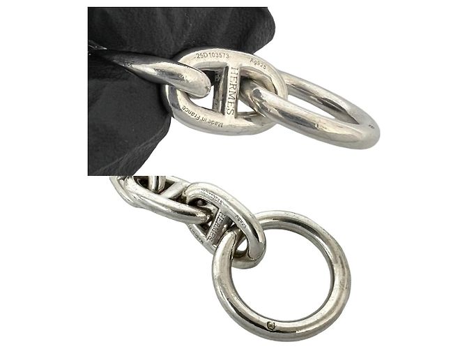 Hermès Pulsera Hermes Chaine d'Ancre MM Plata - vista 3