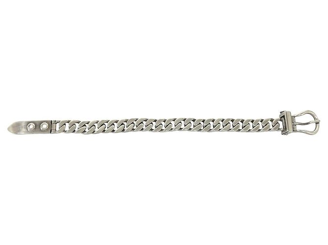 Hermès HERMES Vintage Boucles Sellier PM Bracelet Argento - view 5