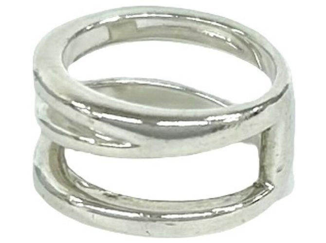 Autre Marque Anello Tiffany Vintage Diamond Gonall Argento - vista 4