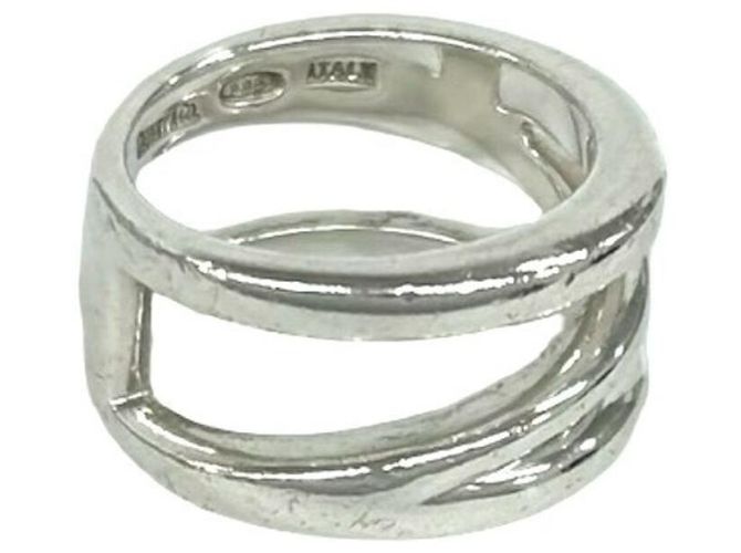 Autre Marque Anello Tiffany Vintage Diamond Gonall Argento - vista 5