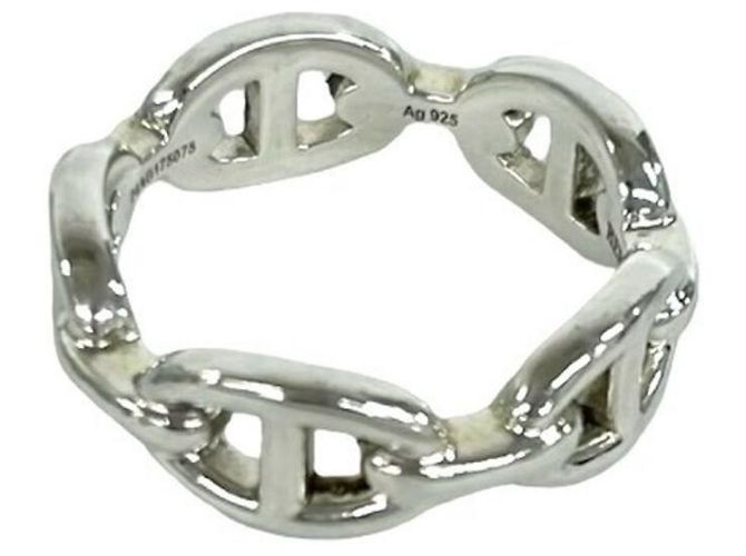 Ring Hermès Anello Hermes Enchainée PM in argento sterling - vista 4
