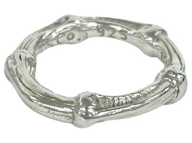 Autre Marque Anello Tiffany Vintage Bamboo Argento - vista 4
