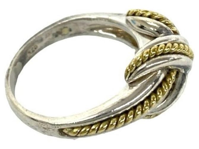 Autre Marque Anello Vintage Signature Tiffany & Co. Argento D'oro - vista 5