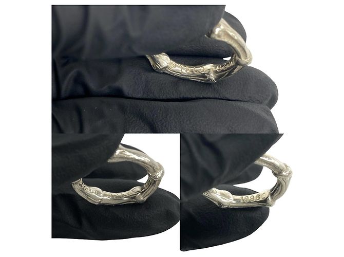 Autre Marque Anello Tiffany Vintage Bamboo Band Argento - vista 3