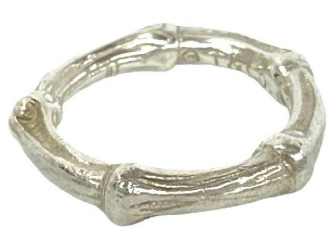 Autre Marque Anello Tiffany Vintage Bamboo Band Argento - vista 4