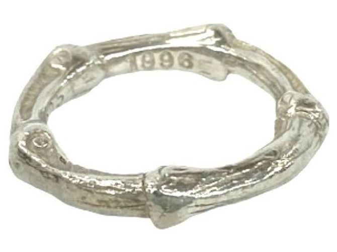 Autre Marque Anello Tiffany Vintage Bamboo Band Argento - vista 5
