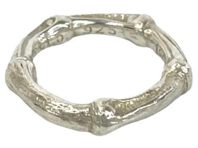 Autre Marque Anello Tiffany Vintage Bamboo Band Argento - vista 6