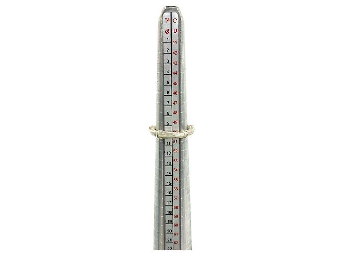 Autre Marque Anello Tiffany Vintage Bamboo Band Argento - vista 7