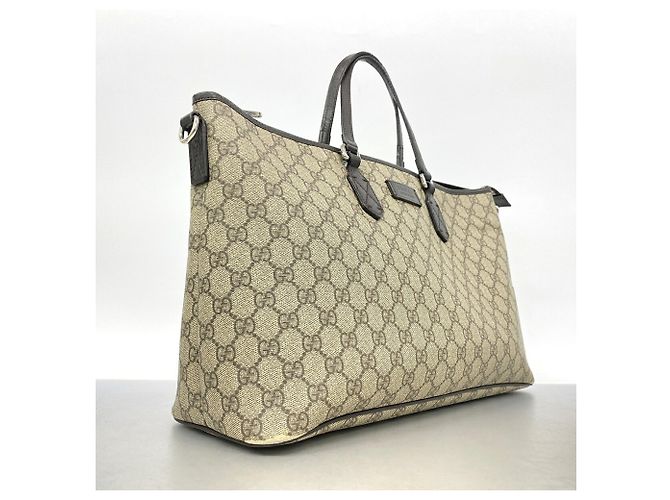 Gucci GG Supreme Tote Bag Braun Beige - Ansicht 2