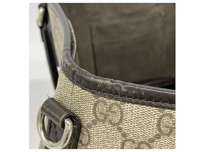 Gucci GG Supreme Tote Bag Braun Beige - Ansicht 7