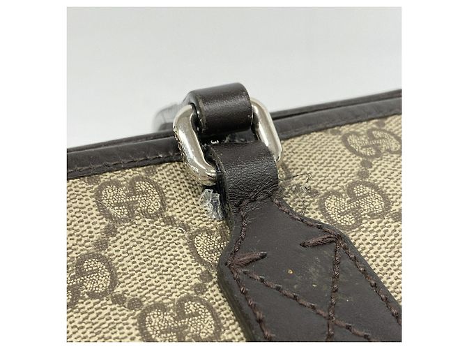 Gucci GG Supreme Tote Bag Braun Beige - Ansicht 8