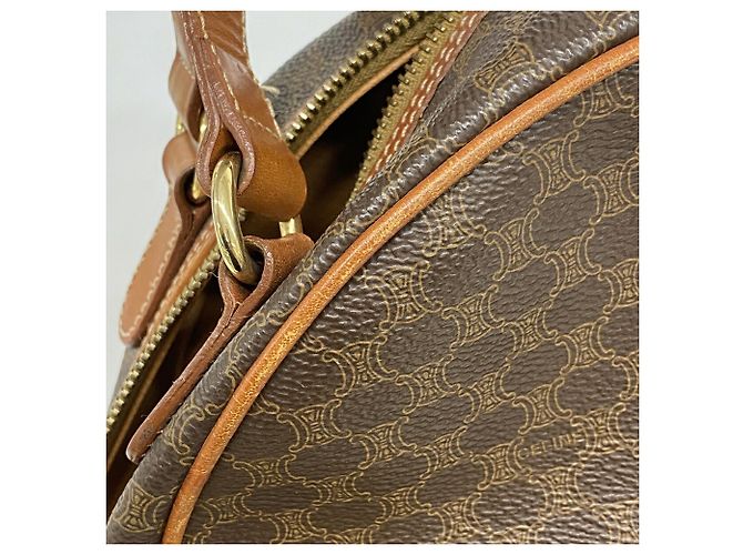 Céline Borsa Celine Macadam Brown Marrone - vista 7