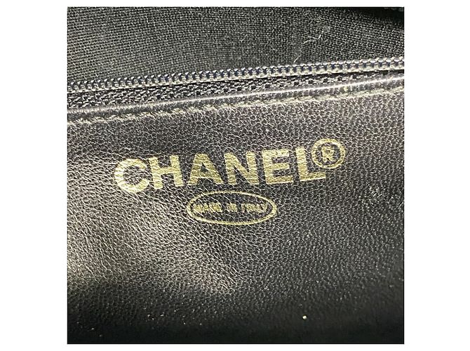 Chanel Tote Bag aus schwarzem genarbtem Kalbsleder - Ansicht 5