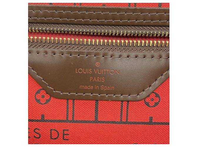 Saco Tote Louis Vuitton Damier Neverfull MM Damier ebene - vista 5