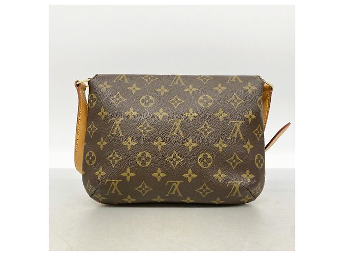 Bolso de hombro Louis Vuitton Monogram Musette Tango Castaño - vista 9