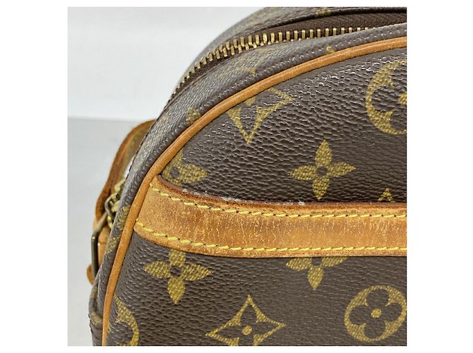 Borsa a tracolla Louis Vuitton Monogram Blois Marrone - vista 9