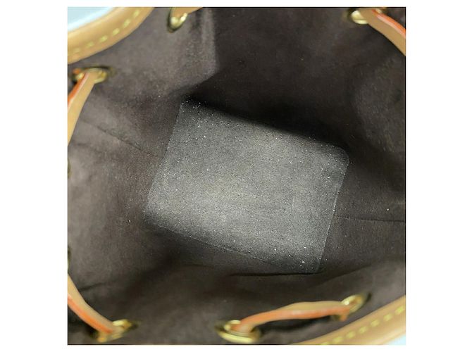 Borsa Louis Vuitton Monogram Nano Noe Marrone - vista 4