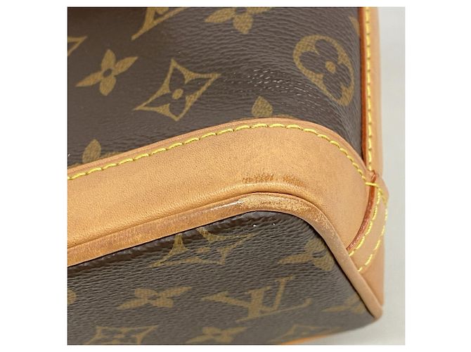 Borsa Louis Vuitton Monogram Nano Noe Marrone - vista 6