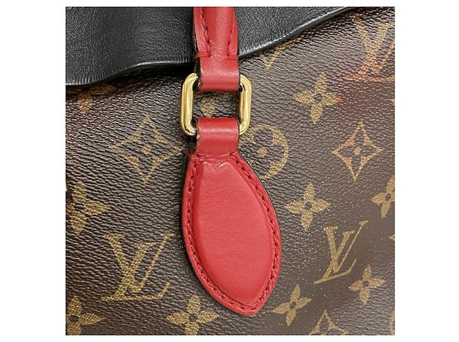 Louis Vuitton Monogram Tuileries Tote Handtasche Braun Schwarz - Ansicht 12