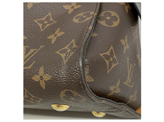 Louis Vuitton Monogram Tuileries Tote Handtasche Braun Schwarz - Ansicht 6