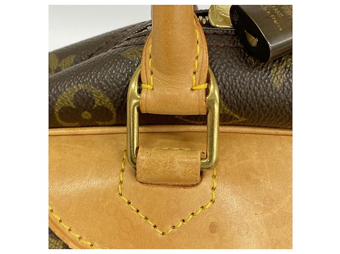 Borsa Louis Vuitton Monogram Deauville Marrone - vista 10