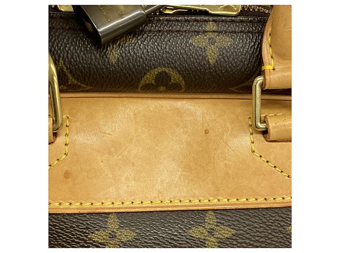 Borsa Louis Vuitton Monogram Deauville Marrone - vista 11