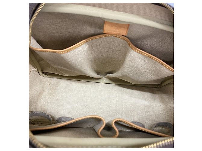 Borsa Louis Vuitton Monogram Deauville Marrone - vista 4