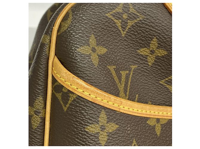 Borsa Louis Vuitton Monogram Deauville Marrone - vista 7