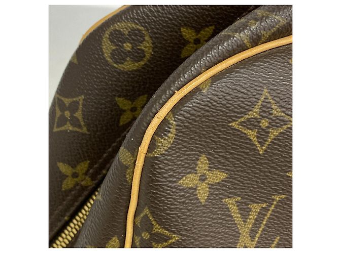 Borsa Louis Vuitton Monogram Deauville Marrone - vista 8