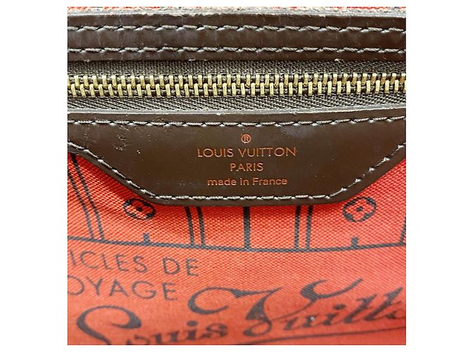 Borsa Tote Louis Vuitton Damier Neverfull MM Damier ebene - vista 5