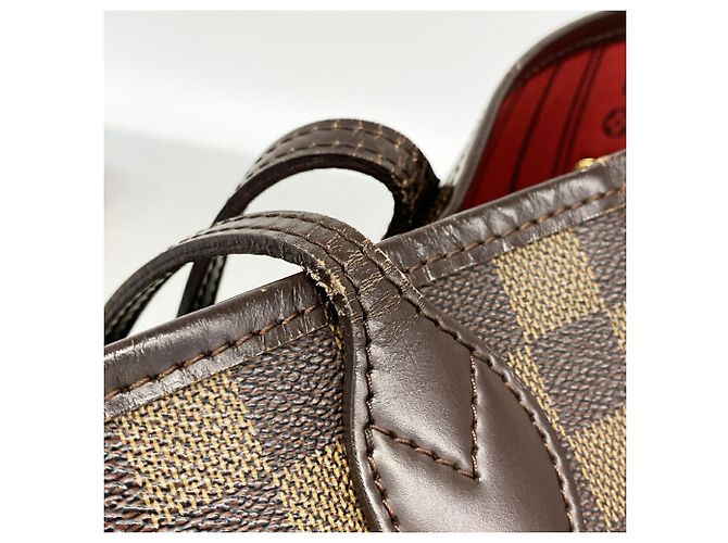 Borsa Tote Louis Vuitton Damier Neverfull MM Damier ebene - vista 7