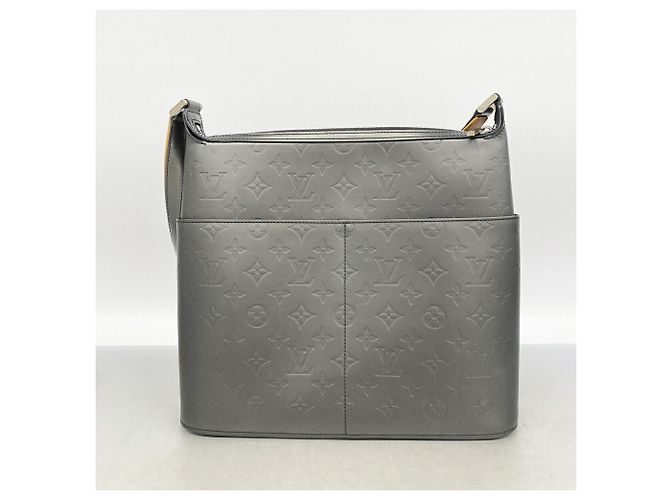 Louis Vuitton Monogram Mat Sutter Shoulder Bag Black - view 10