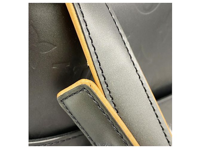 Louis Vuitton Monogram Mat Sutter Shoulder Bag Black - view 8