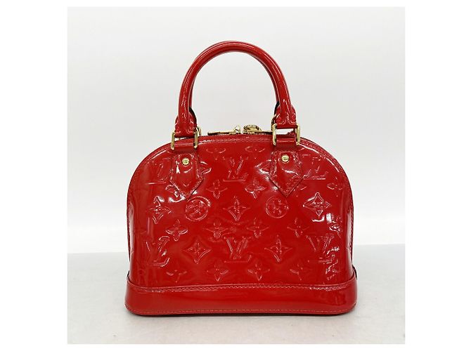 Louis Vuitton Alma BB Vernis Handtasche Fuschia - Ansicht 11