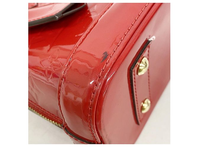 Louis Vuitton Alma BB Vernis Handtasche Fuschia - Ansicht 6
