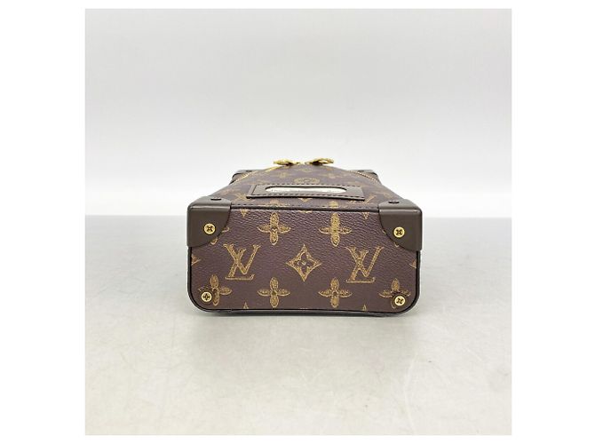 Louis Vuitton Monogram Vertical Box Trunk Handtasche Braun - Ansicht 3