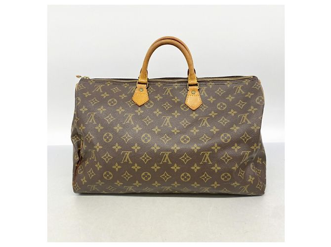 Bolsa Louis Vuitton Monogram Speedy 40 Marrom - vista 12