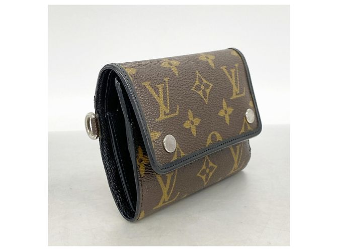 Cartera Louis Vuitton marrón tri-fold Castaño - vista 2